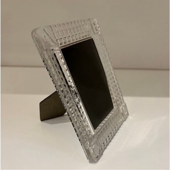Clear Waterford Crystal ABCD Block Baby / Kids Picture Frame - Picture 2 of 3